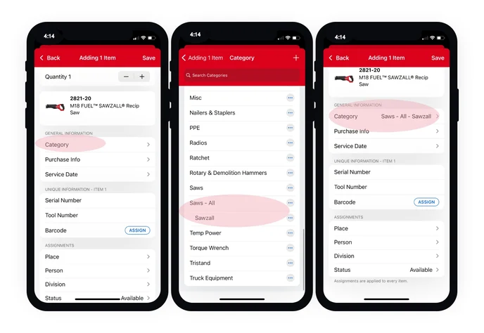 One App. Multiple Categories
